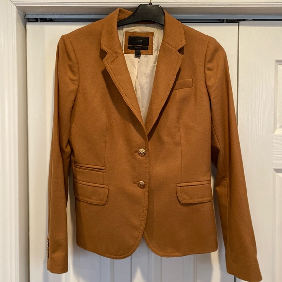 J. Crew Jackets & Blazers - Camel color JCrew Schoolboy blazer, size 8
